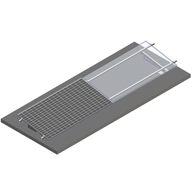 Triangle Bracket Flat Roof Solar Panel Mounting System