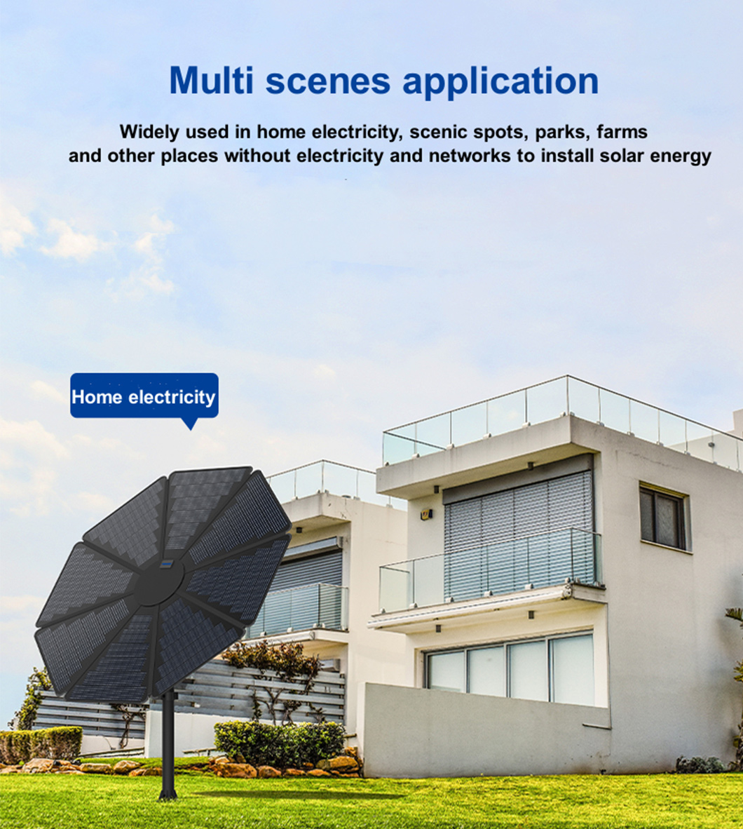 Flower-shade PV System