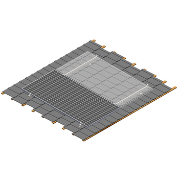 Aluminium Alloy Complete Solar Mounting Structure for Tile Roof Solar Energy System