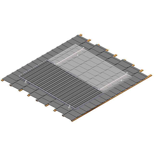 Aluminium Alloy Complete Solar Mounting Structure for Tile Roof Solar Energy System