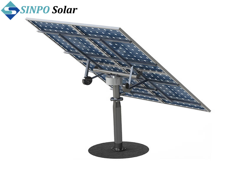 Single Axis Smart Solar Tracking System Solar Tracker Ground Mount Pv ...